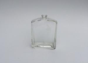 Quality Square Empty Glass Perfume Bottles 30ml 50ml 60ml 100ml With Curved Edge wholesale