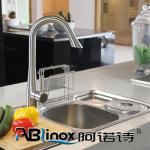 Hospital Pull Out Stainless Steel Faucet With Flexible Hose