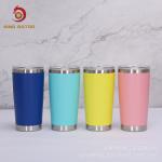 FDA Coffee Mug Stainless Steel Tumbler , 20oz Double Wall Stainless Steel Wine