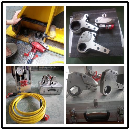Industrial Square Drive Hydraulic Torque Wrench , Bolt Loosening And Tightening