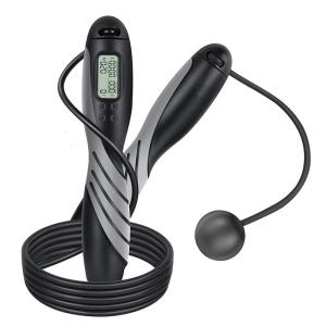 Quality 3M Electronic Adjustable Fitness Jump Ropes Time Setting LED Display With Counter wholesale