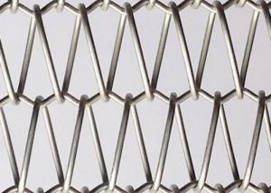 Quality 7.5mm Spiral 316 Stainless Steel Mesh Screen Metal Mesh Belts Solar Management wholesale
