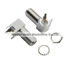 Quality F connector with brackets for pcb board wholesale