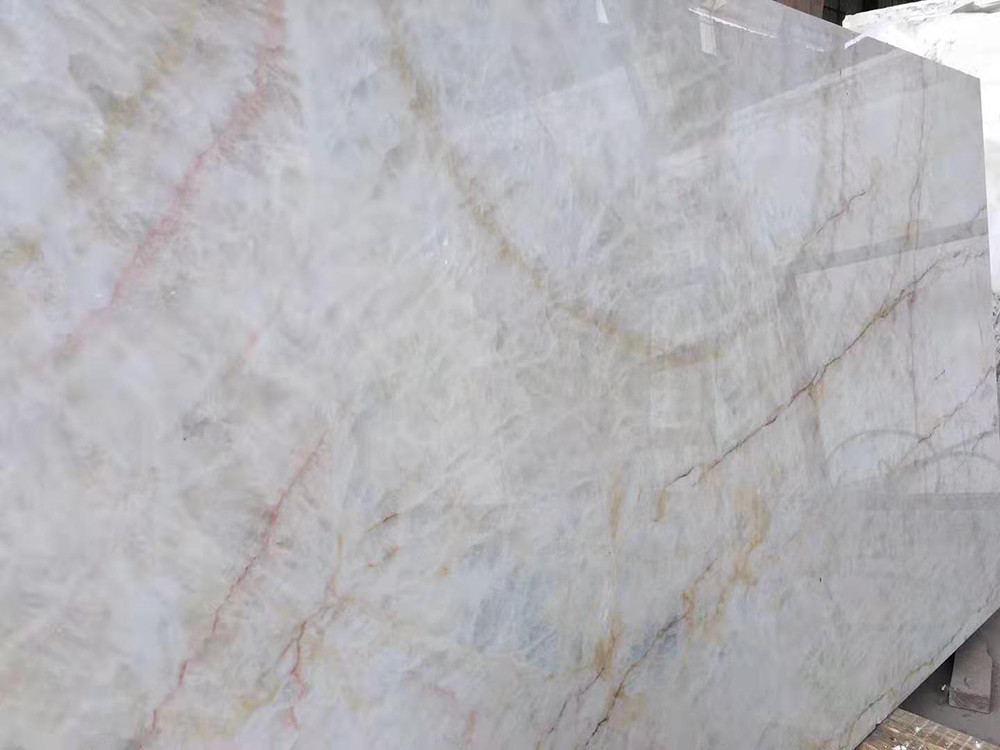 Khaki Brown Veins 300x300mm 1'' Marble Stone Slab