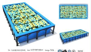 Quality 69M2 China Professional Manufacture Trampoline/ China Low Price Jumping Bed/ Fitness Club wholesale