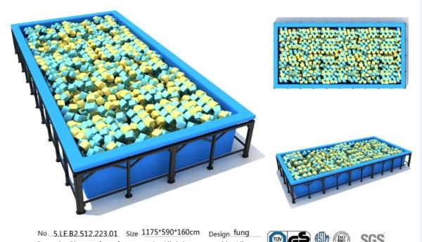 69M2 China Professional Manufacture Trampoline/ China Low Price Jumping Bed/