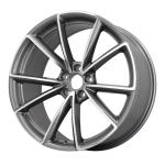 PCD 5X112 17 Inch Wheels CB 66.45 Silver A356.2 Aluminum Audi Replica Rims