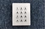 IP68 waterproof rugged 12 keys metal keypads