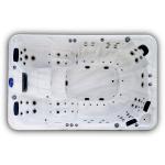 8 10 Persons Acrylic Outdoor Whirlpool Swim Pool Endless Swimming Pool