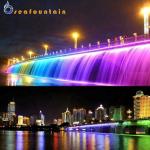 Outdoor Modern Artificial Waterfall Fountains high spray