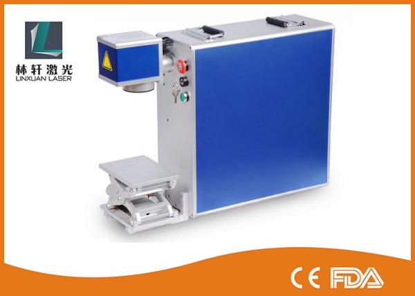 Lamp Bulb Metal Laser Engraver , 200 * 200MM Marking Area Laser Engraving