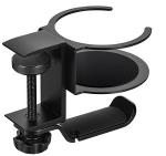 Multifunctional Desk Cup Holder 360 Degree Rotation for Anti-Spill Water Bottle