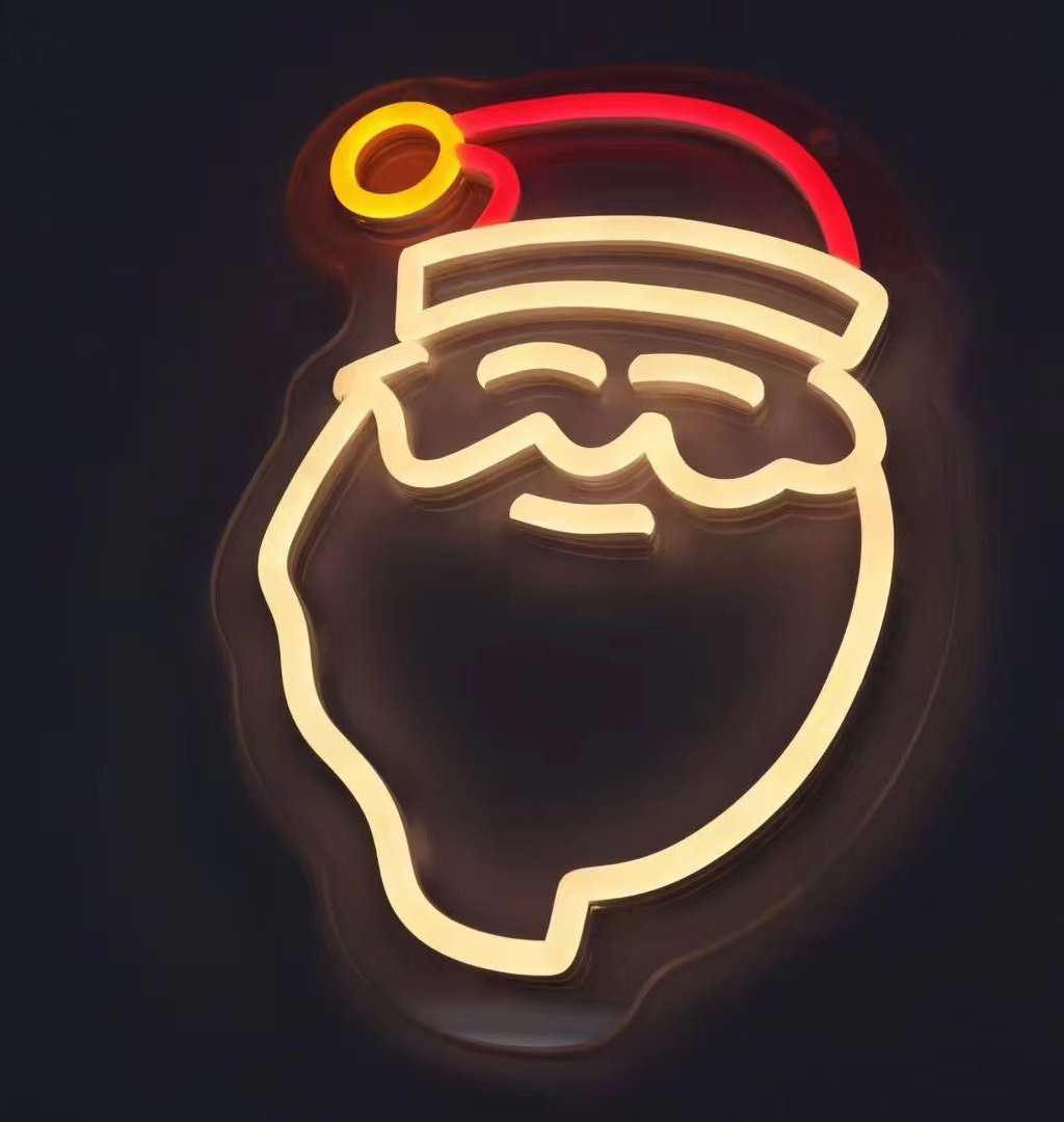 Customization Wedding Decorative Christmas Hat Shaped Led Neon Sign Led Light
