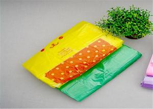 Quality 320*400mm Plastic Poly Pack Bags With Handle , Plastic Shopping Bags Custom Logo wholesale