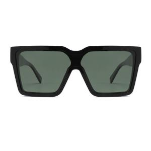 Quality Big Square Acetate Sunglasses Block UV , 145mm Rectangular Frame Sunglasses wholesale