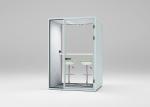 2 Person Acoustic Office Phone Booths Middle Size Movable Silent Booth With