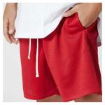 Men Cotton Shorts Custom Logo Casual Gym Sport Mesh Basketball Short