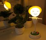 Topshow Creative LED Lovely Touch Sensor Scarecrow Night Light For Kids