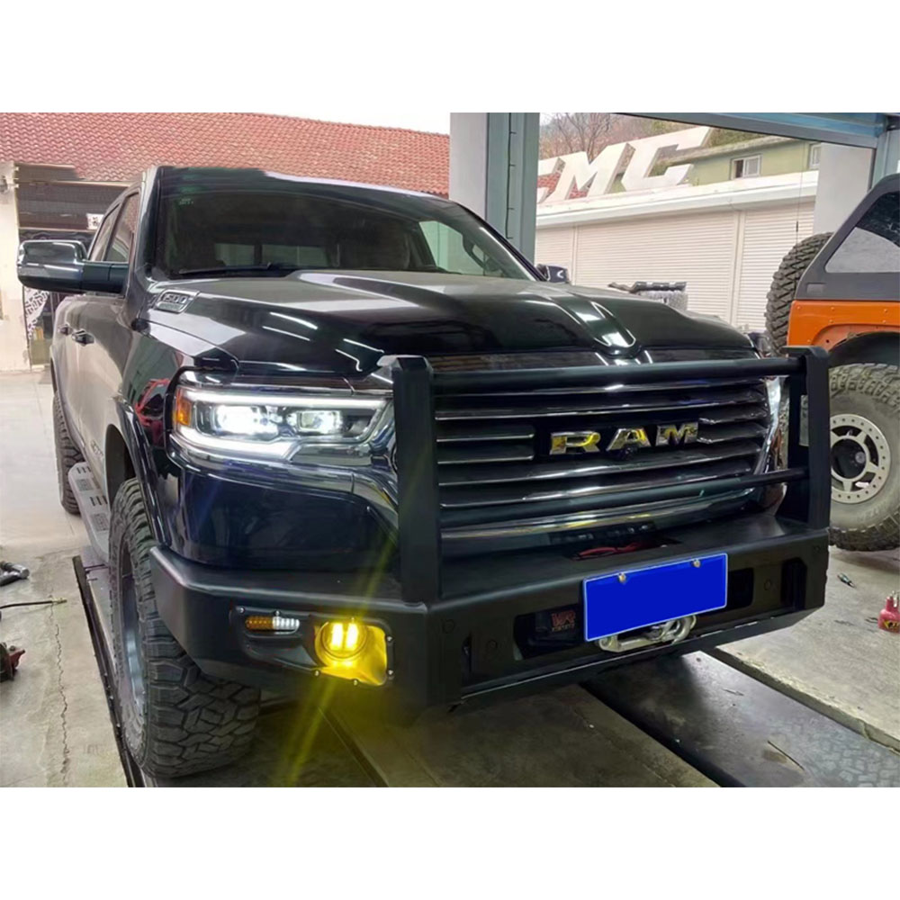 Steel Powder Coated Front Bumpers For TOYOTA EU Hilux ISO9001 Off Road Bumpers