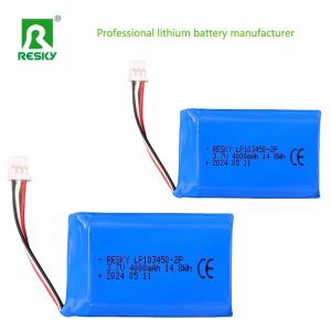 Quality Rechargeable Li Polymer Battery Pack 103450 1s2p 3.7V 4000mAh wholesale