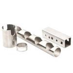 Galvanized Copper Sheet Metal CNC Square Tube Laser Pipe Cutting Rectangular
