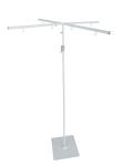 Floor Sign Display Holders Metal Electroplate For Supermarket , Store