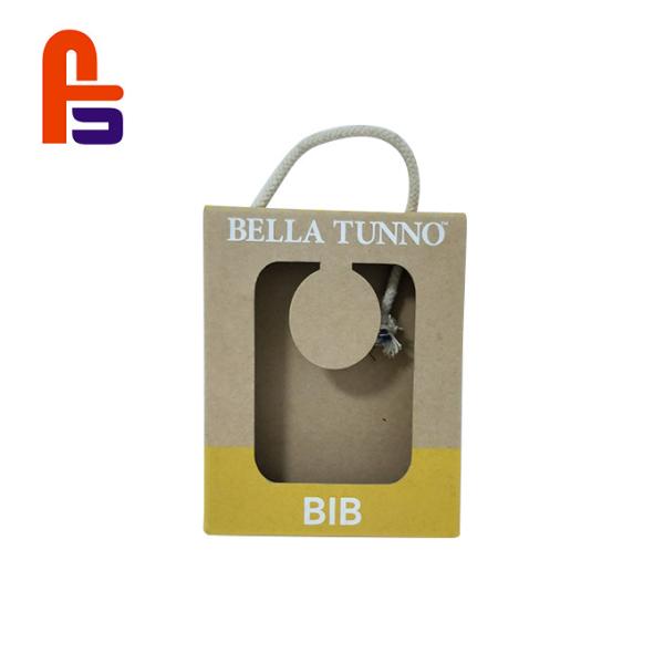 Light Weight Packaging Flexo Printing For Kids Bib Custom Kraft Paper Packaging