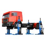 Ce Approved 8500kg Truck Single Post Lift With Truck 3d Wheel Alignment For Auto