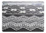 Dress Cotton Nylon Lace Fabric Eco Friendly 30% Nylon 70% Cotton CY-LW0001