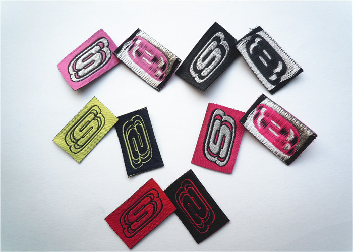 custom apparel accessories Clothing Label Tags garment clothing pink woven lables