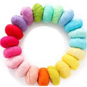 Quality Anti Pilling Twisted Cotton Yarn Practical Moistureproof For Baby Sweater wholesale