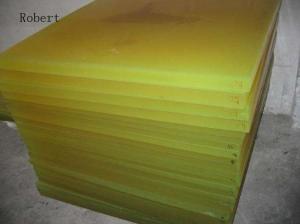 Quality Elastic Industrial Polyurethane Rubber Sheet , Abrasion Resistant PU Rubber Sheet wholesale