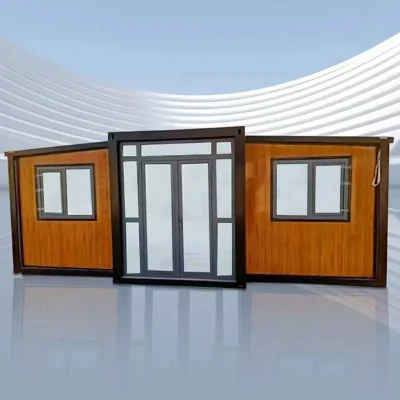 Environmental Protection 2 Bedroom Prefab Expandable Container House with Steel Door
