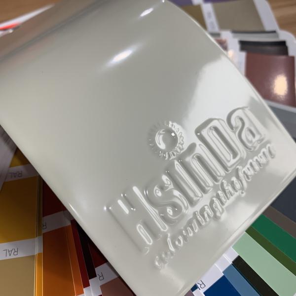 ISO Certified High Gloss RAL7024 RAL7040 Polyester Powder Coating Metal Surfaces