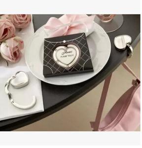 Quality New creative promotion gift product wedding gift heart crystal bag hanger wholesale