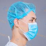 Medical Dustproof Waterproof 10GSM Disposable Non Woven Cap