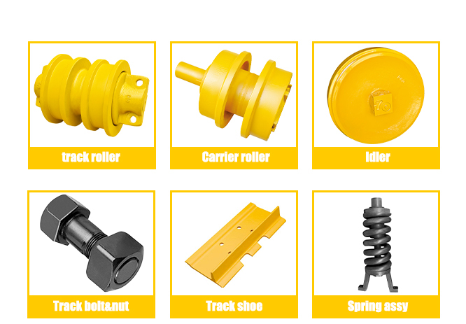Whole Undercarriage Set For KOMATSU D20 All Series Top Track Roller Idler Sprocket Segment For Undercarriage Spare Parts