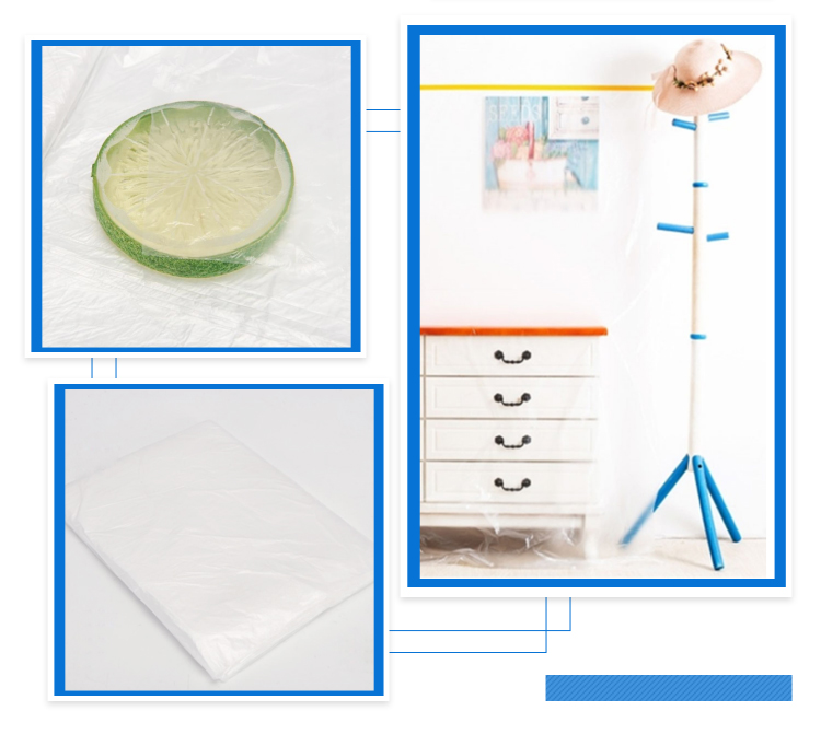 Garbage Clear Furniture Size Plastic Bags With Customized Size Accept OEM