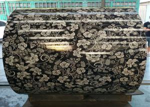 Quality Printing Flower PPGI Steel Coil Color Customized For Decoration / Construction wholesale