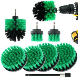 Quality Viros Upholstery Drill Brush Attachment 3.5Inch Green wholesale