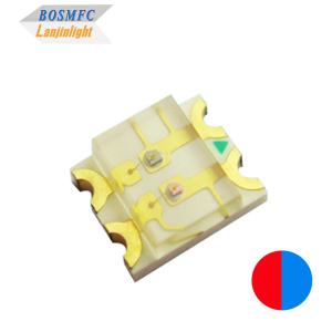 Quality Dual Color 1206 SMD LED Surface Mount 3216 Red &amp; Blue Light chips wholesale
