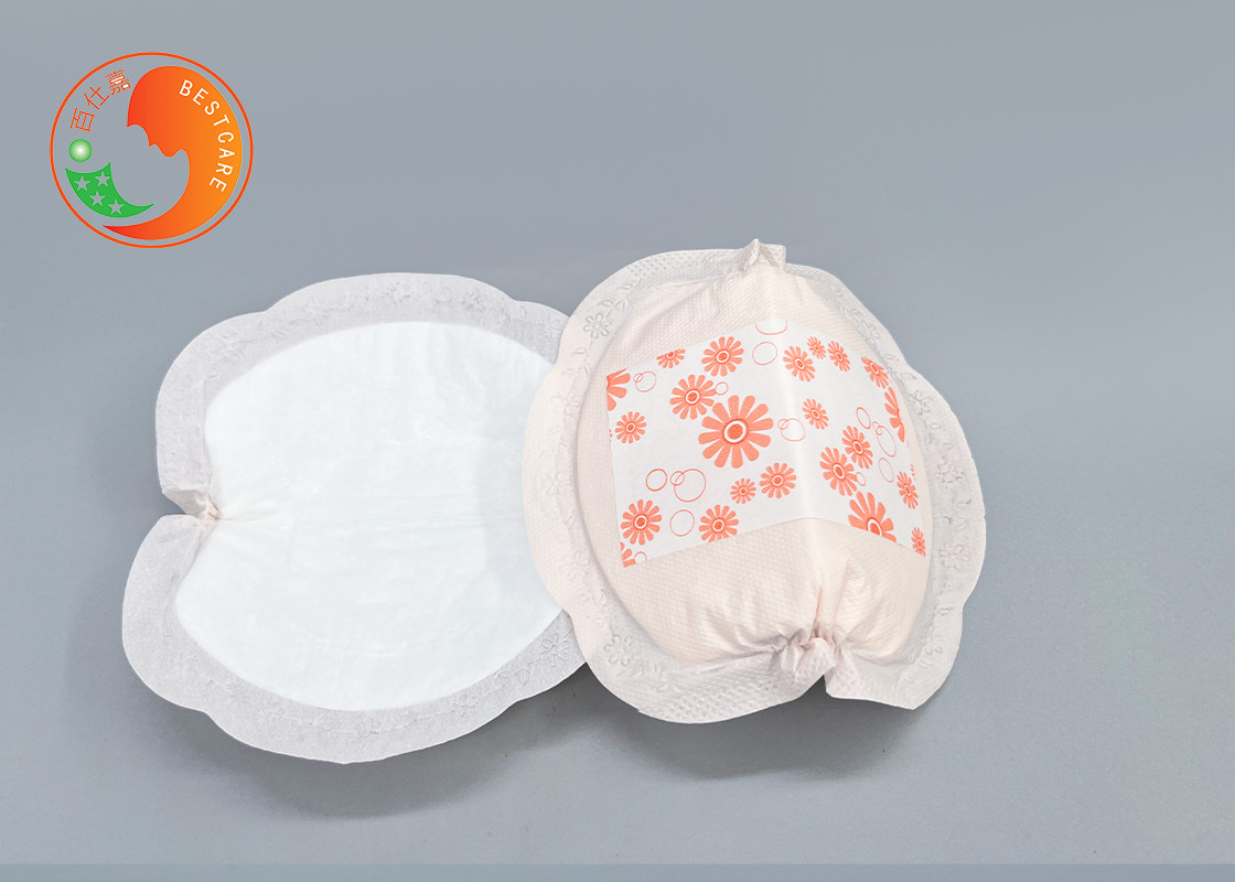 Skin Color Disposable Breast Feeding Pads Big Size 3D Shape Anti Leaking