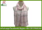 China supplier stripe silver shawl gilding spring summer pink scarf 70*180cm 20