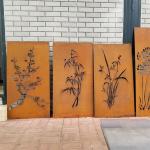 Tree Of Life Corten Steel Privacy Screen Wall Panels OEM ODM