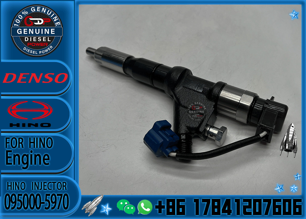 Common rail fuel injector 23670-E0360 095000-5970 095000-5971 095000-5972 for HINO 700 Series E13c