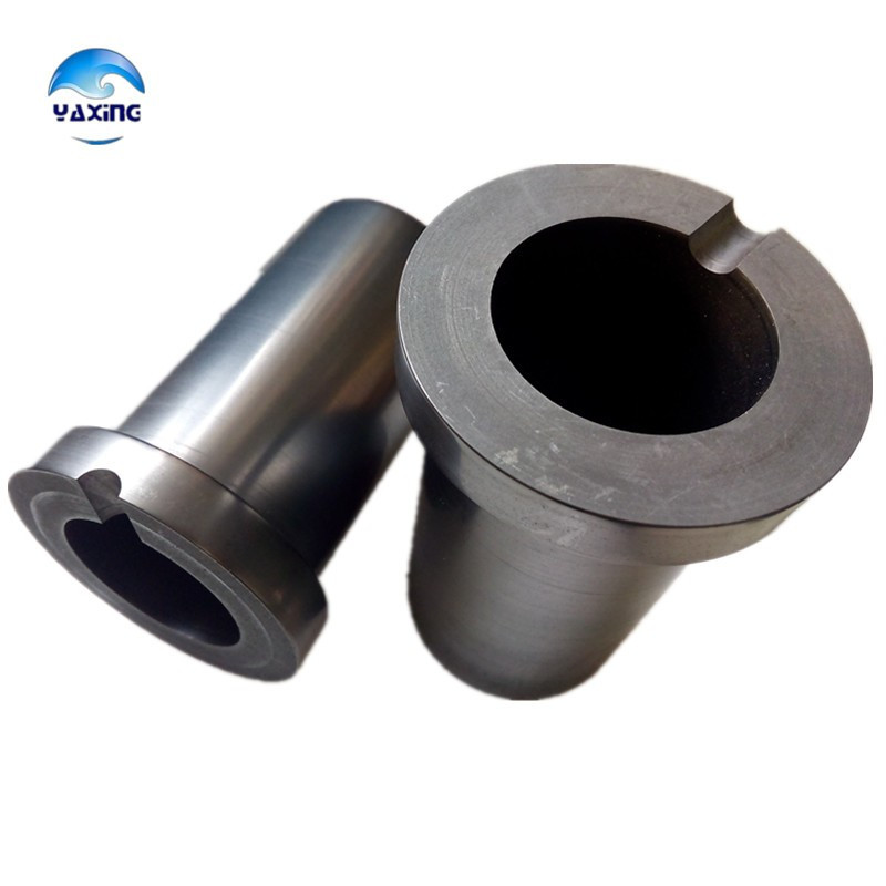 High Purity Pyrolytic Carbon Crucible for Induction Furnace Refractory 3kg 4kg 5kg