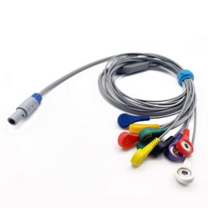 Quality OEM ODM Biomedical 10 Leads 14 Pin ECG Cable Compatible BI9000 AHA IEC wholesale