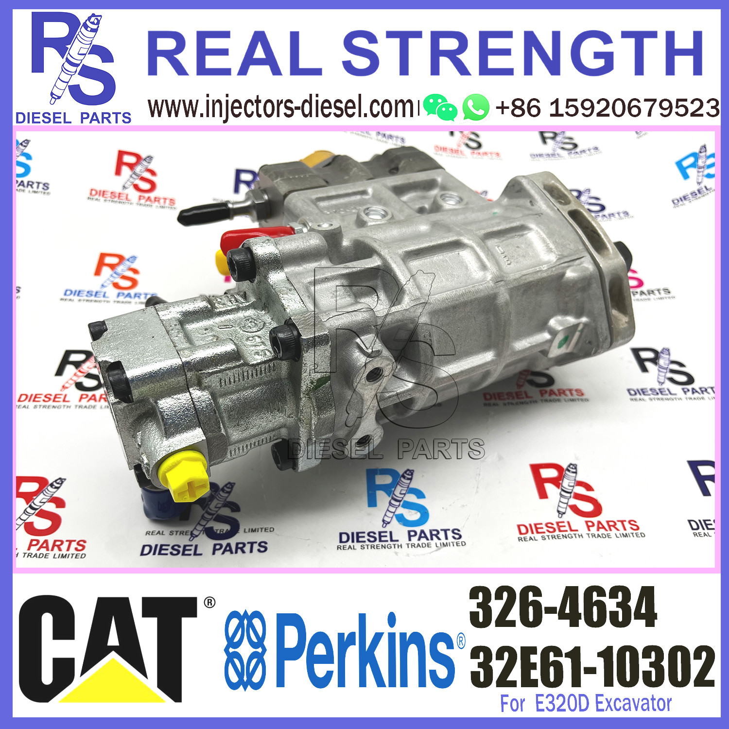 320D4 Diesel Engine Fuel Pump 324-0533 295-9127 326-4634 10R-7661 324-0532 352-6584