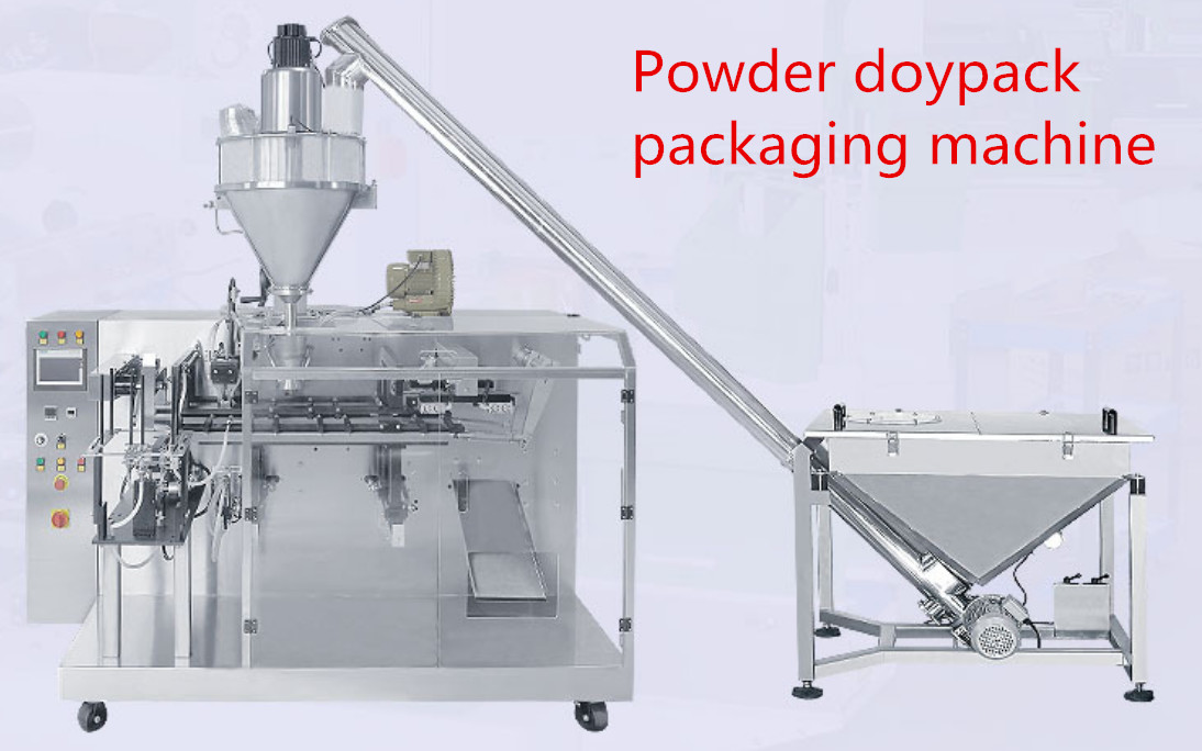 Coffee Powder Doypack Filling And Packing Machine PLC Stand Up Pouch Bagging Machine