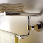 Multifunction Stainless Steel Bathroom Racks Wall Mount Polished Satin Nickel
